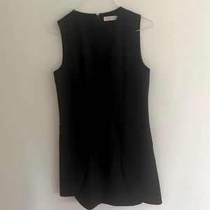 Tory Burch, navy wool dress.  Size 8